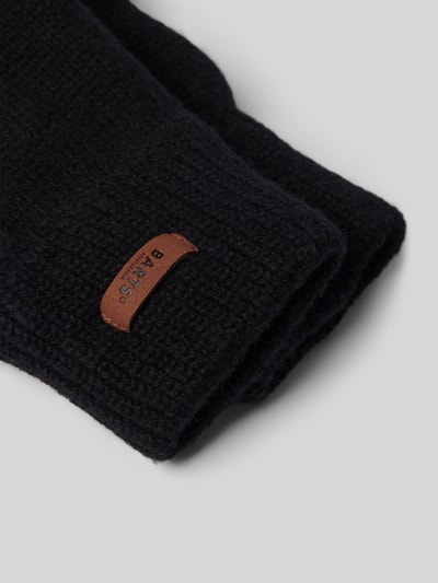 Peek & Cloppenburg BartsHandschuhe Aus Lammwolle Mit Label-Detail Modell 'HAAKON' In Black