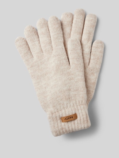 Peek & Cloppenburg BartsHandschuhe mit Label-Patch Modell 'Witzia' in offwhite