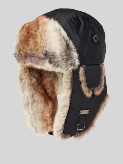 Peek & Cloppenburg BartsMütze Mit Kunstfell Modell 'KAMIKAZE' In Black