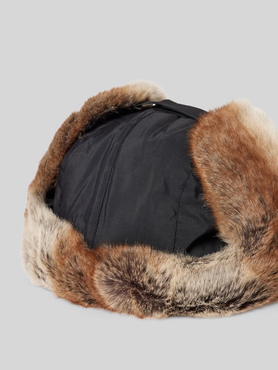 Peek & Cloppenburg BartsMütze Mit Kunstfell Modell 'KAMIKAZE' In Black