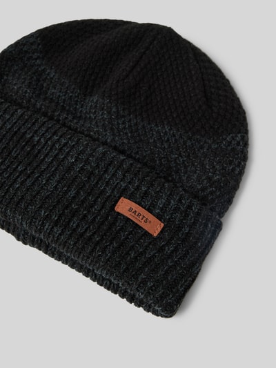 Peek & Cloppenburg BartsMütze Mit Label-Detail Modell 'AIL' In Black