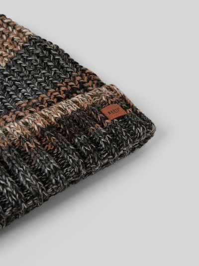 Peek & Cloppenburg BartsMütze Mit Label-Detail Modell 'AKOTAN' In Anthrazit