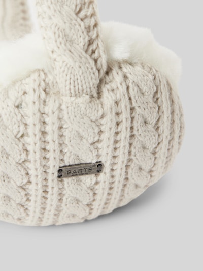 Peek & Cloppenburg BartsOhrenwärmer Mit Label-Detail Modell 'Monique' In Offwhite
