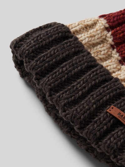 Peek & Cloppenburg BartsPudelmütze Mit Label-Detail Modell 'WILHELM' In Dunkelrot