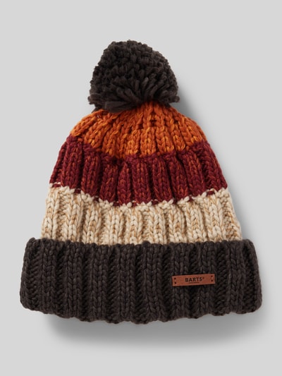 Peek & Cloppenburg BartsPudelmütze mit Label-Detail Modell 'WILHELM' in dunkelrot