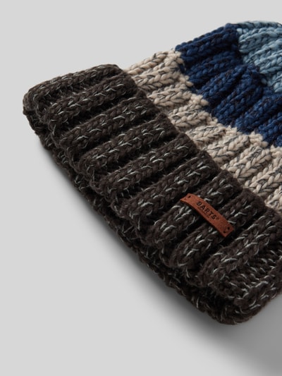 Peek & Cloppenburg BartsPudelmütze Mit Label-Detail Modell 'WILHELM' In Anthrazit