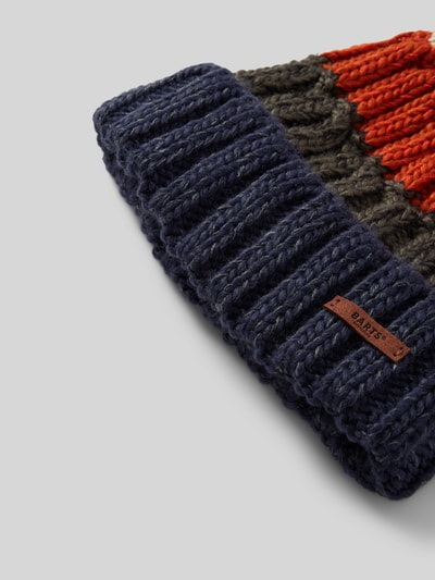 Peek & Cloppenburg BartsPudelmütze Mit Label-Detail Modell 'WILHELM' In Blau