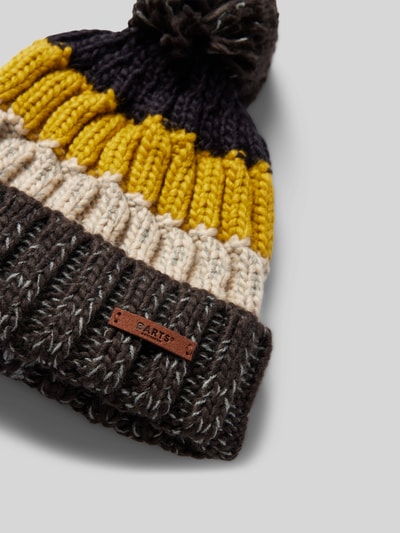 Peek & Cloppenburg BartsPudelmütze Mit Label-Detail Modell 'WILHELM' In Gelb