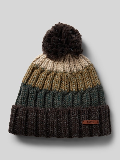 Peek & Cloppenburg BartsPudelmütze mit Label-Detail Modell 'WILHELM' in petrol