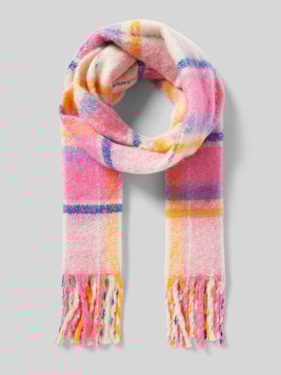 Peek & Cloppenburg BartsSchal Mit Fransen Modell 'Loriant' In Pink