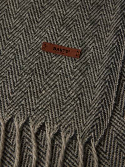 Peek & Cloppenburg BartsSchal Mit Fransen Modell 'SOHO' In Mittelgrau Melange