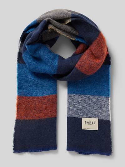 Peek & Cloppenburg BartsSchal mit Label-Patch Modell 'Anthonie' in marine