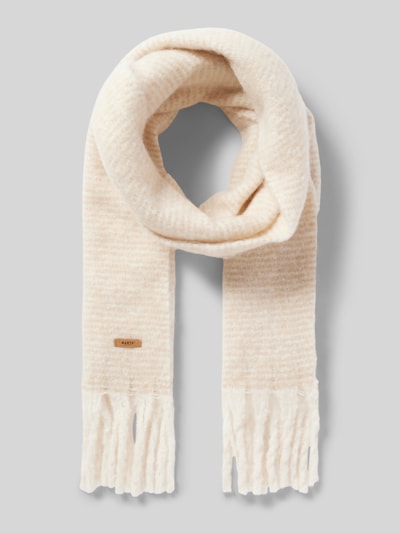 Peek & Cloppenburg BartsSchal mit Label-Patch Modell 'Fyone' in offwhite