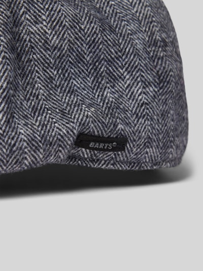 Peek & Cloppenburg BartsSchiebermütze Mit Label-Badge Modell 'MR. MITCHELL' In Blau