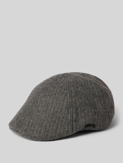 Peek & Cloppenburg BartsSchiebermütze mit Label-Badge Modell 'MR. MITCHELL' in dunkelgrau melange