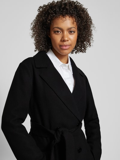 Peek & Cloppenburg Betty BarclayMantel Mit Bindegürtel In Black
