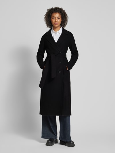 Peek & Cloppenburg Betty BarclayMantel Mit Bindegürtel In Black