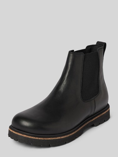Peek & Cloppenburg BirkenstockChelsea Boots aus Leder mit Zugschlaufe Modell 'Highwood' in black