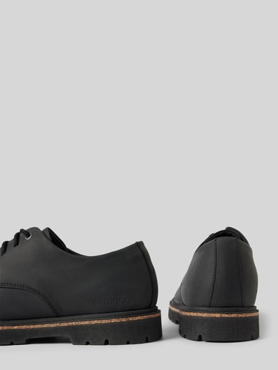 Peek & Cloppenburg BirkenstockLederhalbschuhe Mit Label-Prägung Modell 'Highwood' In Black