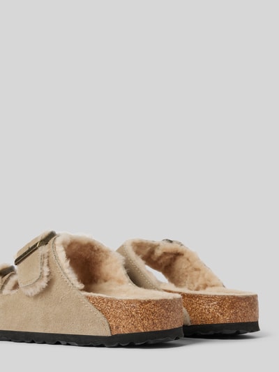 Peek & Cloppenburg BirkenstockLedersandalen Mit Dornschließen Modell 'Arizona' In Taupe