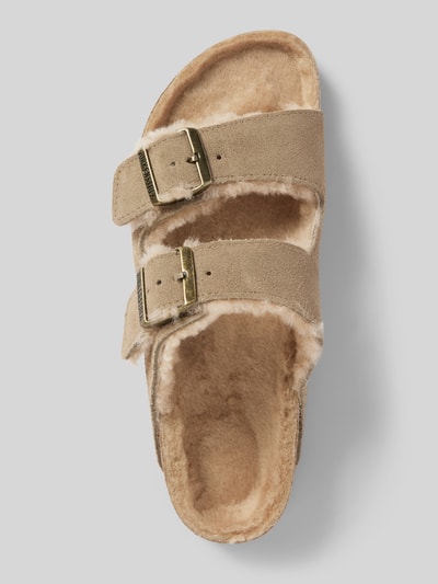 Peek & Cloppenburg BirkenstockLedersandalen Mit Dornschließen Modell 'Arizona' In Taupe