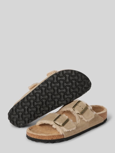 Peek & Cloppenburg BirkenstockLedersandalen Mit Dornschließen Modell 'Arizona' In Taupe
