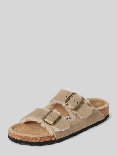 Peek & Cloppenburg BirkenstockLedersandalen mit Dornschließen Modell 'Arizona' in taupe