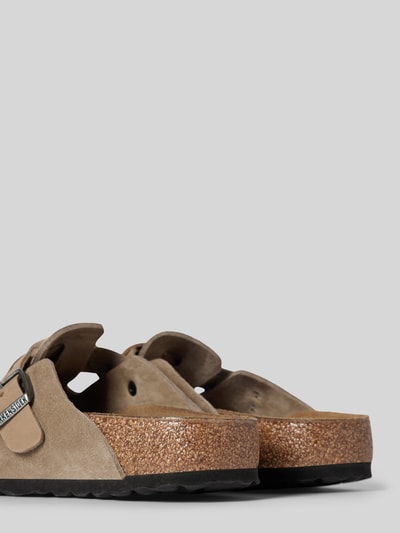 Peek & Cloppenburg BirkenstockSlides Aus Echtem Leder Modell 'Boston' In Taupe