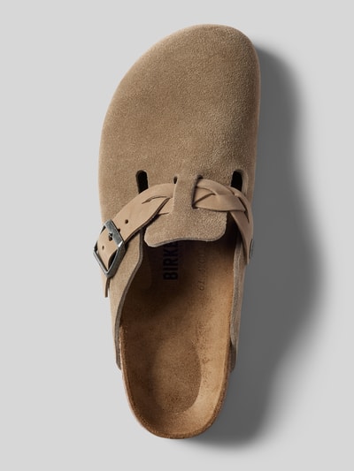 Peek & Cloppenburg BirkenstockSlides Aus Echtem Leder Modell 'Boston' In Taupe