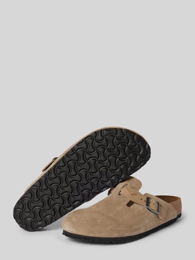 Peek & Cloppenburg BirkenstockSlides Aus Echtem Leder Modell 'Boston' In Taupe