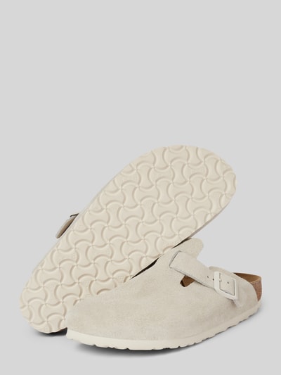 Peek & Cloppenburg BirkenstockSlides Aus Echtem Leder Modell 'Boston' In Weiss