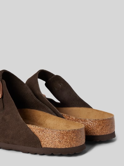 Peek & Cloppenburg BirkenstockSlides Aus Leder Mit Dornschließe Modell 'Arizona' In Dunkelbraun