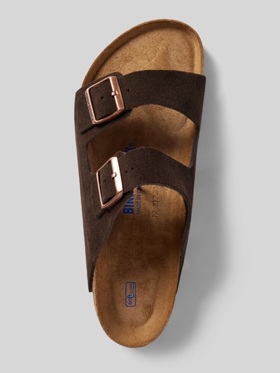 Peek & Cloppenburg BirkenstockSlides Aus Leder Mit Dornschließe Modell 'Arizona' In Dunkelbraun
