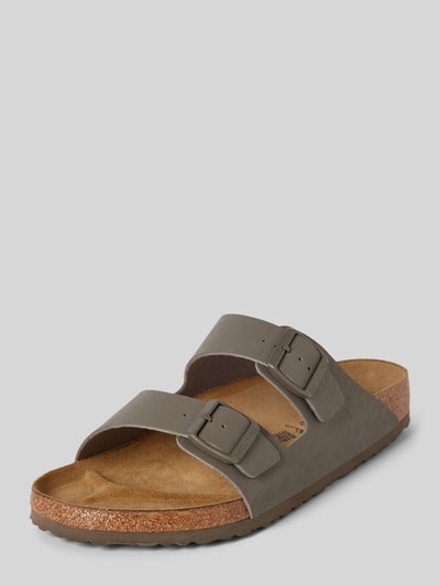 Peek & Cloppenburg BirkenstockSlides mit Dornschließe Modell 'Arizona' in hellgrau