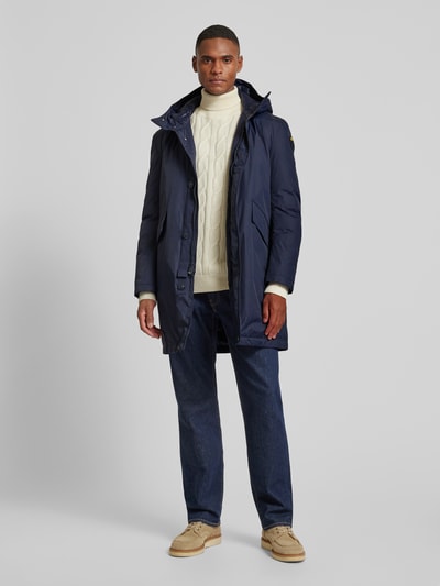 Peek & Cloppenburg Blauer UsaParka mit Kapuze Modell 'FALCON' in marine