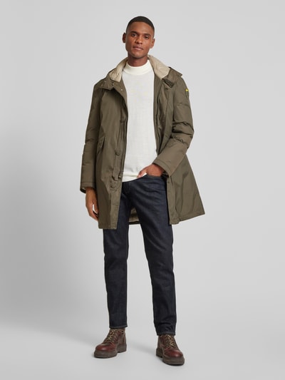 Peek & Cloppenburg Blauer UsaParka mit Kapuze Modell 'FALCON' in oliv