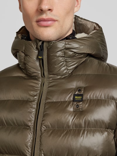 Peek & Cloppenburg Blauer UsaRegular Fit Steppjacke Mit Kapuze Modell 'ADAMS' In Oliv