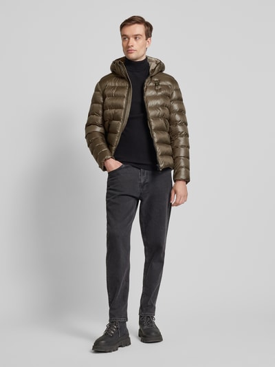 Peek & Cloppenburg Blauer UsaRegular Fit Steppjacke mit Kapuze Modell 'ADAMS' in oliv