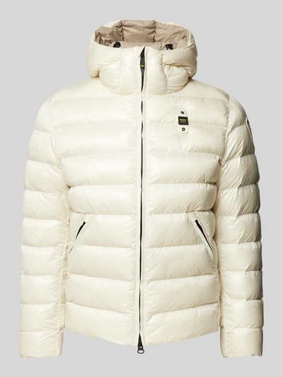 Peek & Cloppenburg Blauer UsaRegular Fit Steppjacke Mit Kapuze Modell 'ADAMS' In Offwhite