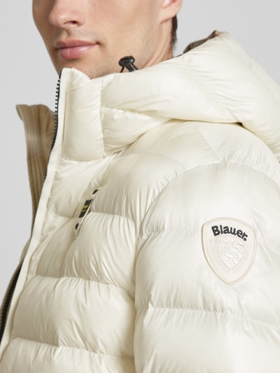 Peek & Cloppenburg Blauer UsaRegular Fit Steppjacke Mit Kapuze Modell 'ADAMS' In Offwhite