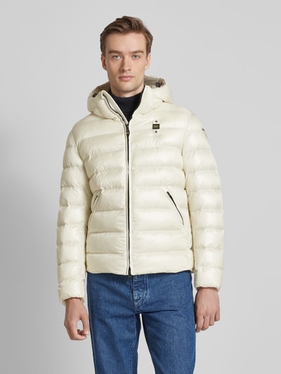 Peek & Cloppenburg Blauer UsaRegular Fit Steppjacke Mit Kapuze Modell 'ADAMS' In Offwhite