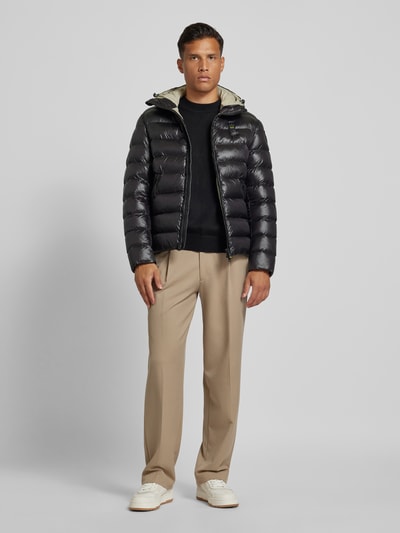 Peek & Cloppenburg Blauer UsaRegular Fit Steppjacke mit Kapuze Modell 'ADAMS' in black