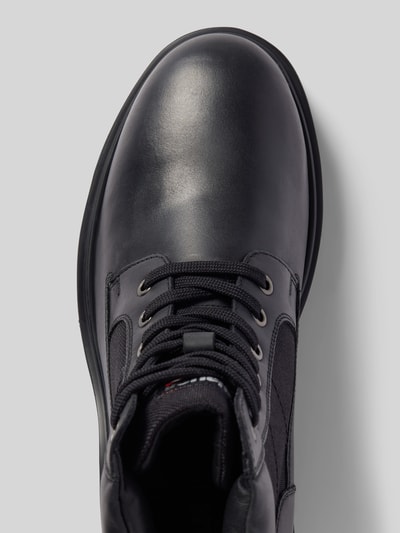 Peek & Cloppenburg Blauer USASchnürstiefel Mit Label-Detail Modell 'BUXTON' In Black