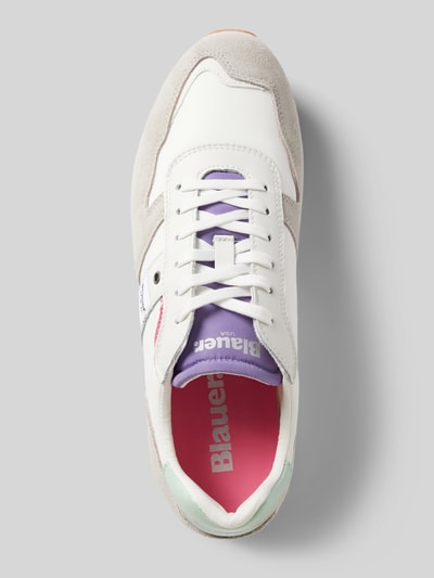 Peek & Cloppenburg Blauer USASneaker Im Colour-Blocking-Design Modell 'MELROSE' In Hellgrau