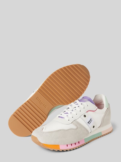 Peek & Cloppenburg Blauer USASneaker Im Colour-Blocking-Design Modell 'MELROSE' In Hellgrau