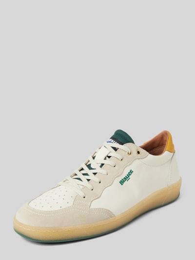 Peek & Cloppenburg Blauer USASneaker mit Label-Print Modell 'MURRAY' in weiss