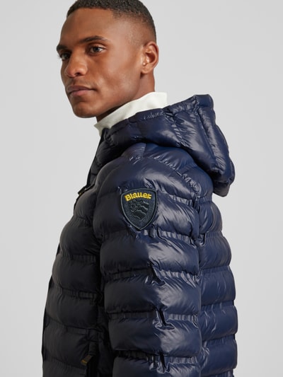 Peek & Cloppenburg Blauer UsaSteppjacke Mit Zweiwege-Reißverschluss Modell 'CHARLES' In Marine