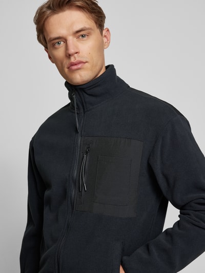 Peek & Cloppenburg BlendFleecejacke Mit Brusttasche In Black