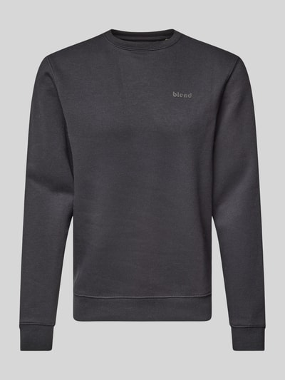 Peek & Cloppenburg BlendSweatshirt Mit Gerippten Abschlüssen Modell 'Downton' In Black
