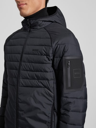 Peek & Cloppenburg BOSS GreenSteppjacke Mit Kapuze Modell 'Thor' In Dunkelblau